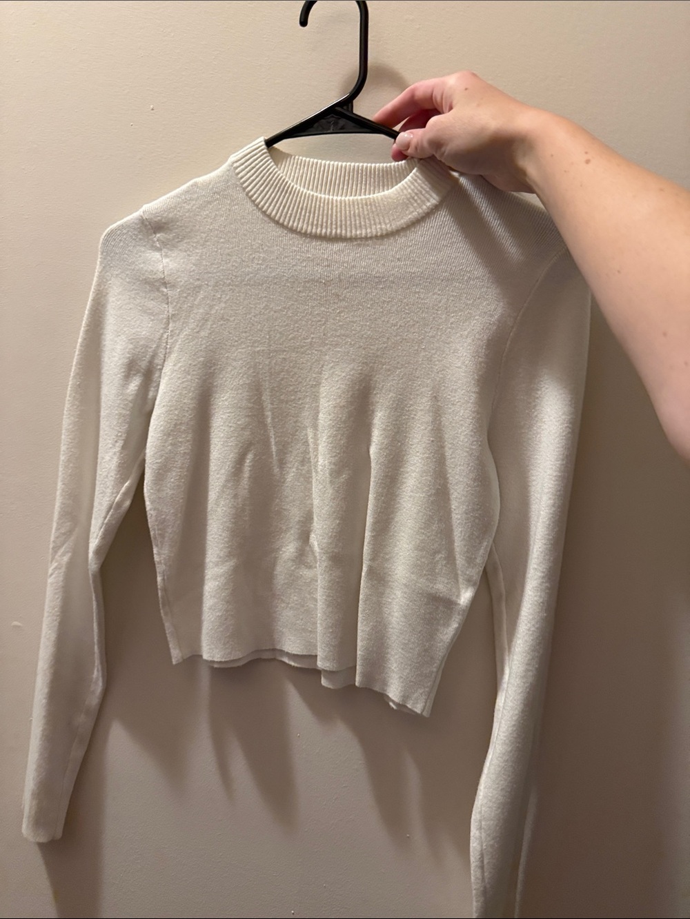 Altar'd State Cream Crewneck Sweater